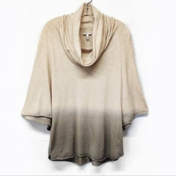 Joie Celia Cowl Neck Dip Dye Ombre Sweater Small - Picture 1 of 10